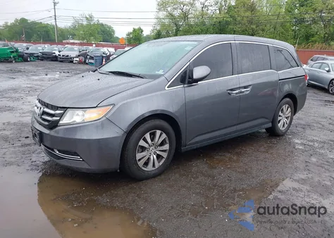 2017 Honda Odyssey Ex-L from USA, damaged, VIN 5FNRL5H68HB024225
